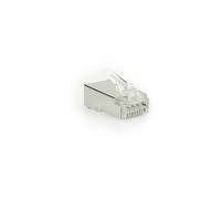 CONNETTORI RJ45 ACT TD168P - Connettore Pass-Through Cat6a Placcato Oro Policarbonato