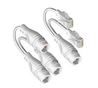 Connettori RJ45 dell'adattatore del combinatore del separatore di Ethernet per la gestione del cavo Ethernet dell'installazione della telecamera di sicurezza