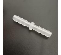 Connettori spinati diritti uguali da 50 pezzi - Raccordi for tubi flessibili in plastica PP trasparente for macchinari da laboratorio e alimentari(4mm 5/32inch 3-Barb)