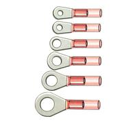 CONNETTORI, TERMINALE AD ANELLO, ROSSO