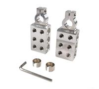 Connettori terminali batteria 12Way per SAEDINEN Tapered Top Post Connettori, Supporta 6/12/24/36/48V Batterie E Calibri Filo 8AWG A 1/0 AWG, Zinco E Lega di Alluminio