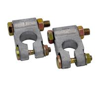 Connettori terminali batteria in lega di piombo di specifica militare, set di morsetti terminali batteria top post di Ampper per veicoli marini auto barca RV (1 coppia)