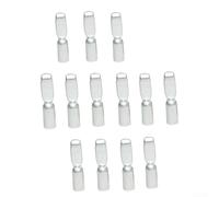 Connettori terminali in rame da 50 A per stile Anderson, confezione da 20 capicorda in rame ad alta corrente per connettori Anderson, 600 V AC/DC, per cavi di batteria pesanti, energie rinnovabili