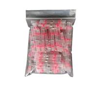 Connettori termorestringenti per cavi, Connettori di giunzione testa termorestringenti Isolati for saldatura impermeabili Multicolori 100/200 PZ(Red,200PCS)