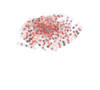 Connettori termorestringenti per cavi, Kit connettori a saldare di testa termorestringenti Impermeabile marino multicolore 10/30/50/100 PZ(Red,100PCS)