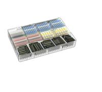 Connettori termorestringenti per cavi, Kit di guarnizioni for saldatura connettori testa termoretraibili for auto marine 50-1000 pezzi multicolore(1000pcs)