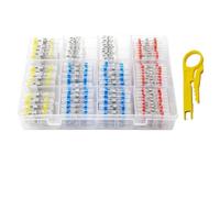 Connettori Termoretraibili Saldanti Kit di giunzione cavi elettrici con terminali a crimpare termorestringenti da 50-800 pezzi, saldatura e sigillo(300pcs)