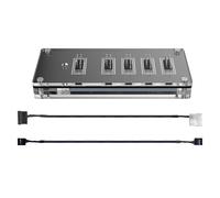 Connettori USB a 9 pin Scheda rialzi Cavo di prolunga 50 cm Alimentazione a 4 pin 4 x 9 pin Splitter Espansione 4 porte USB 2.0 HUB per dispositivi multipli Hub USB