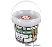 CONNEX B30146 Vite a testa zincata co. TX40 8x40mm, Argento, 8,0 x 40 mm
