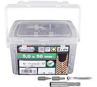 CONNEX B30250 Vite per terrazzo TX A2 5,0 x 50,270 pezzi, 5,0 x 50 mm