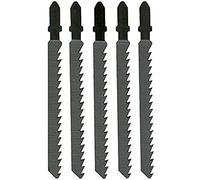 Connex COM300106 - Set di 5 lame per seghetto alternativo, in legno, 100 mm, colore: Argento/Nero, 5 pezzi