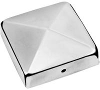 Connex Copripalo 70 x 70 mm senza pallina, materiale: acciaio inossidabile A2, 1 pezzo, hv4320