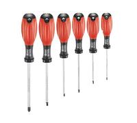 Connex COX310996 - Set di cacciaviti Tx con 2 manici C, colore: Argento/Nero/Rosso, 6 Pezzi