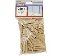 Connex COX792001 - Zeppe in legno per piastrelle, confezione da 250