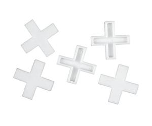 Connex COX792006 - Distanziatori a croce per piastrelle 5,0 mm 200 pezzi Multicolore