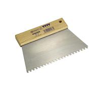 Connex COX883182 - Spatola dentata 180 mm - Carré 4,0 x 4,0 Argento