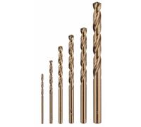 Connex COX970506 - Set di punte per trapano HSS elicoidali, lega al cobalto, diametro da 2 a 8 mm