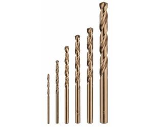 Connex COX970506 - Set di punte per trapano HSS elicoidali, lega al cobalto, diametro da 2 a 8 mm