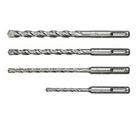 Connex COX971804 SDS-Plus Set di 4 punte per trapano a percussione, 0 V, argento, 5-10 mm