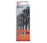 Connex COX972325 - Set di punte da trapano elicoidali per legno, diametro da 4 a 10 mm
