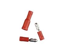 Connex COXT190545 - Set di connettori rotondi, 10 0,5-1 mm, colore: Rosso