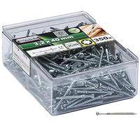 Connex DP3213240 - Viti zincate per pavimenti, confezione da 350 pezzi, 3,2 x 40 mm