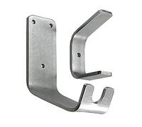 Connex DY222032 Ganci/staffe a Parete per Bici, zincati 50 x 105 x 115 x 40 mm, Grigio, 1 Pezzo