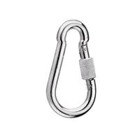 Connex, DY270866, Vigili del fuoco moschettone 8 x 80 mm, in acciaio inox