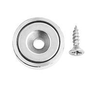Connex dy7100013 - Dischetti magnetici al neodimio con Foro Rotondo, Forza Adesiva 16 kg, 2.5 x 0,7 x 0,55 cm