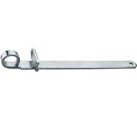 Connex DYB2901441 - Leva jack 260 x 20 mm, sinistra e destra, con occhiello di chiusura, zincato, per porta, cerniere, porte e porte