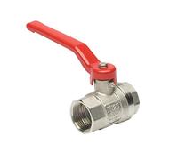 Connex FLOR92610 - Valvola a sfera in ottone da 3/4 di pollice opaco cromato - N