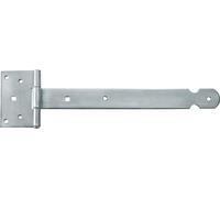 Connex Gancio a croce, 300 x 38 x 70 mm, resistente e stabile, zincato, per porta, cerniera/guarnizione per porte, cancelli e porte, DYB2901151, zincato blu