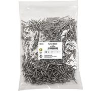 Connex KL3264040 - Viti universali, 4,0 x 40 mm, confezione grande da 1 kg, testa svasata, attacco Torx TX, filettatura parziale, in acciaio inox, set di viti in sacchetto