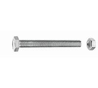 Connex KL4531020 - Viti a testa esagonale, DIN 933, 1.000 g, in acciaio INOX, M10 x 20 mm