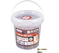 Connex - Secchio di viti Uni-Screw TX, 4,0 x 40, 500 pezzi, B30081