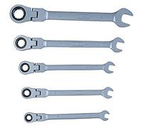 Connex, Set di Chiavi combinate a cricchetto con Testa snodata, 5 pz, COXB541900
