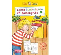 Conni Gelbe Reihe (Beschäftigungsbuch): Connis kunterbunte Kartengrüße: Malblock mit 24 Postkarten zum Ausmalen für Kinder ab 3 Jahren