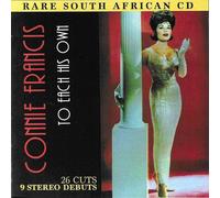 Connie Francis Rare South African To Each His Own (CD)