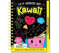 Connie Isaacs Neon Scratch Art Kawaii (Copertina rigida) Neon Scratch Art