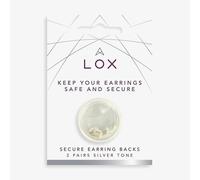 Connoisseurs Lox Silver Tone Earring Backs LOX 2SDP