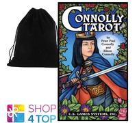 Connolly Tarocchi Carte Strato Esoteric Astrologia US Giochi Sistemi Con Borsa