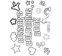 Connor's Colouring Book: Personalised with Your Name on Every Page