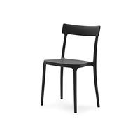 Connubia by Calligaris Argo Sedia, Polipropilene, Nero Opaco, Taglia unica