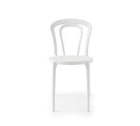 Connubia - Caffè. Sedia per interno o esterno, in monoscocca di polipropilene. Impilabile. Colore bianco, 2 pezzi