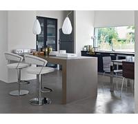 Connubia Sgabello girevole New York CB1088 con struttura in metallo e seduta a scelta da h. 110 (97) cm - Con braccioli - IN PROMOZIONE CON VOUCHER