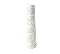 Cono calibro con marcature trasparenti da 12,7 a 24,1 cm | Contatore e controlli di adattamento al dettaglio