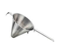 CONO CINESE PASTA SCOLAPASTA PROFESSIONALE CM.22 ACCIAIO INOX 18/10