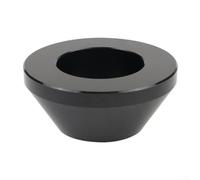 Cono di centraggio manuale per cambio pneumatici in alluminio per centraggio affidabile delle ruote su basi di smontagomme standard (nero)