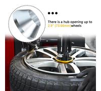 Cono di centraggio per smontagomme manuale, cono di fissaggio per ruote