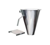 Cono di contenimento del pollame che uccide il pollo cono portatile macellazione strumento ferro facile da usare raccordi imbuto pulcatore di pollo per la lavorazione di fattoria - M